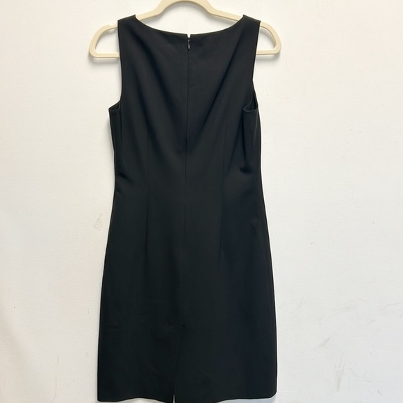 Theory Betty Stretch Wool Sheath Dress Black - Picture 4 of 7